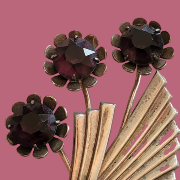 Vintage sterling Silver Pin Brooch - Picture 4 of 4